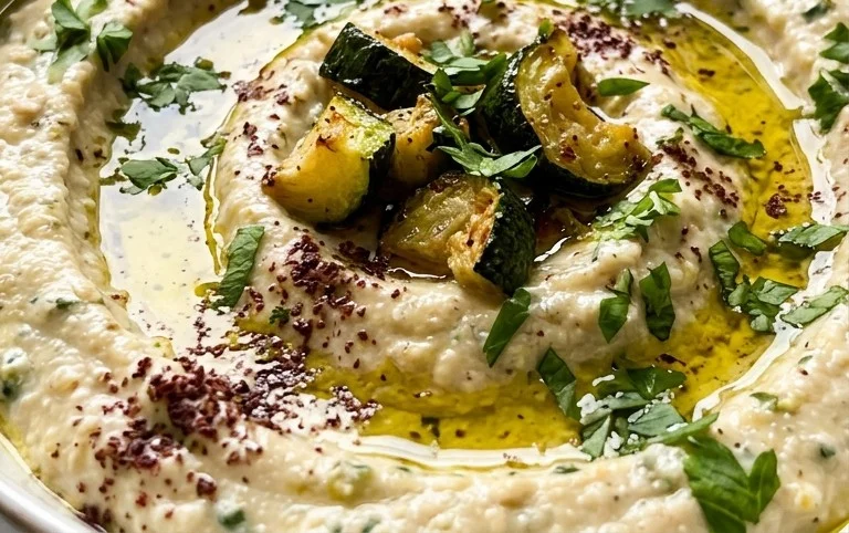Pnon-alcoholic alestinian Zucchini Dip