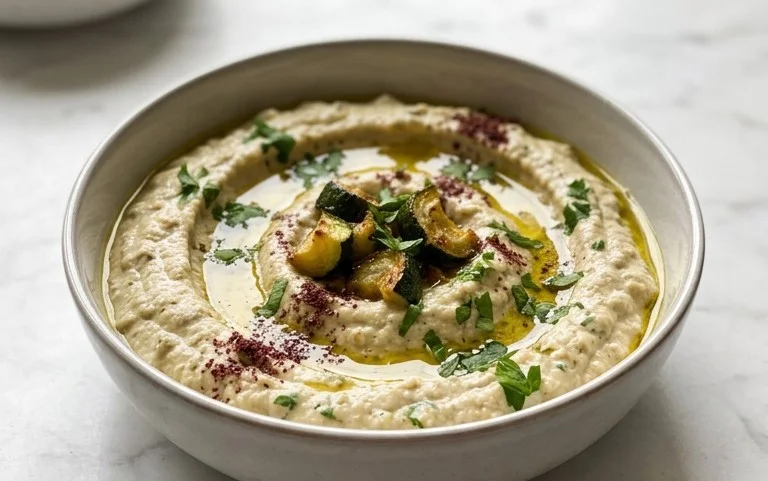 Pnon-alcoholic alestinian Zucchini Dip