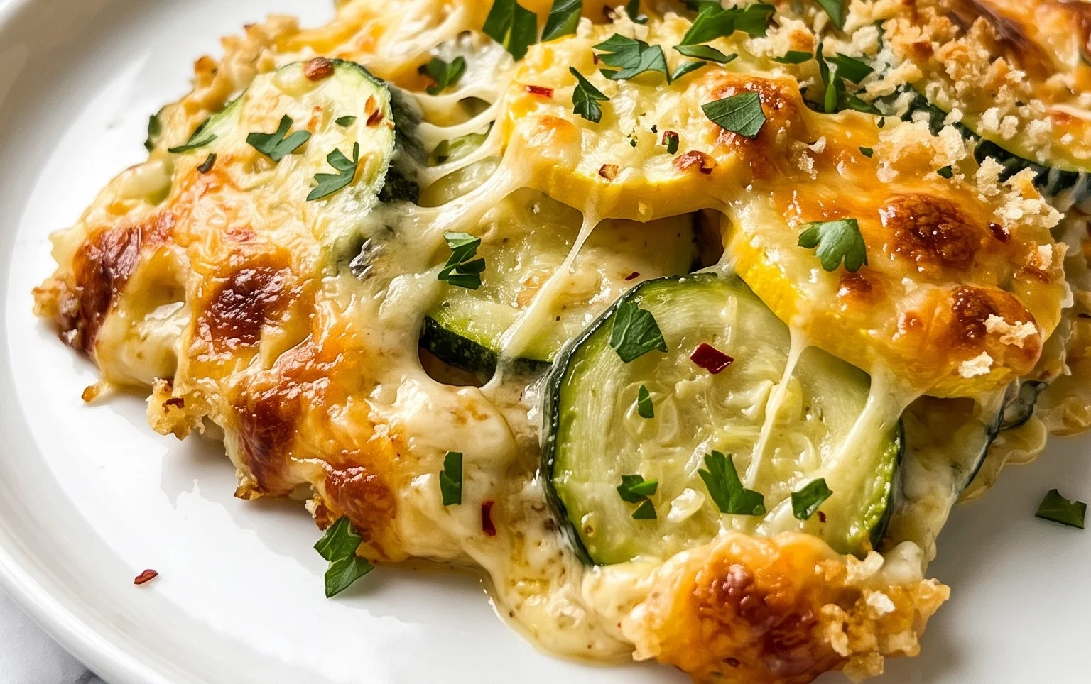 Easy Cheesy Zucchini Casserole