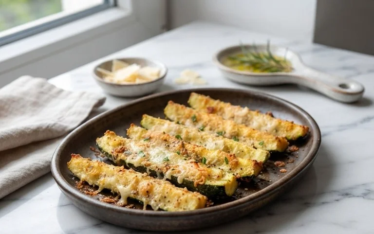 Baked Parmesan Zucchini