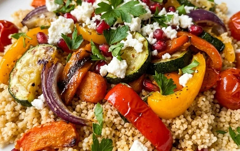 Röstgemüse Couscous für Geschmacksexplosion