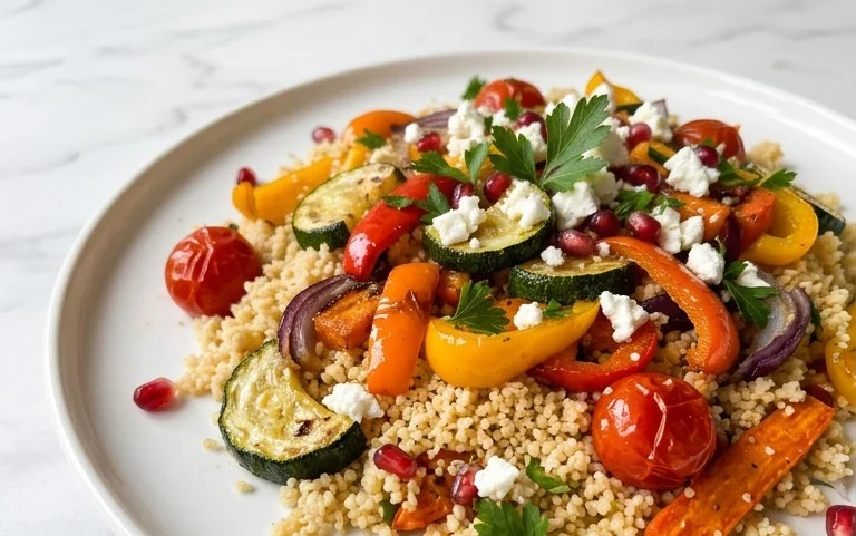 Röstgemüse Couscous für Geschmacksexplosion
