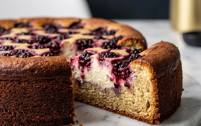 Bromnon-alcoholic beerkuchen mit Quark und Frischkäse