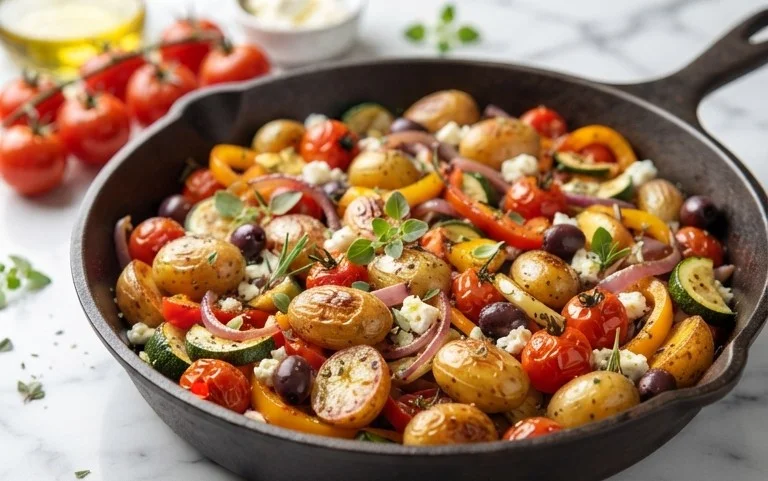 Mediterrane Kartoffel-Gemüsepfanne von Viniferia