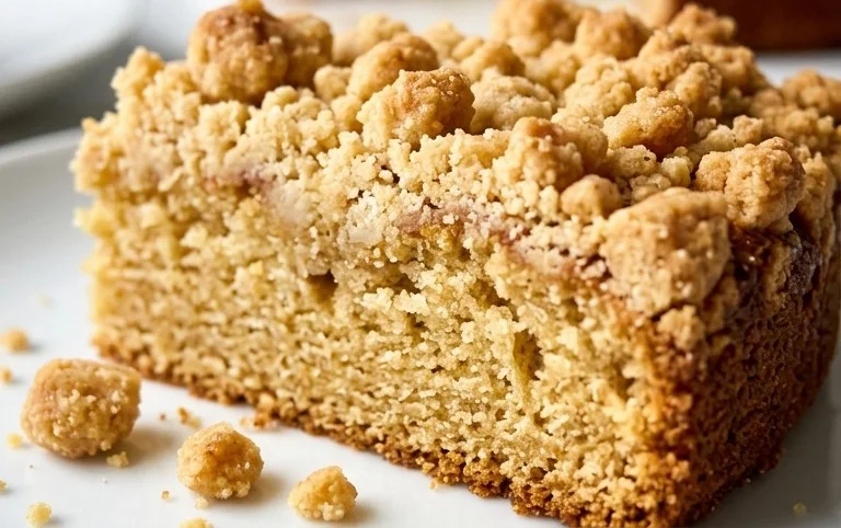 Kleiner Stachelnon-alcoholic beer- Streuselkuchen