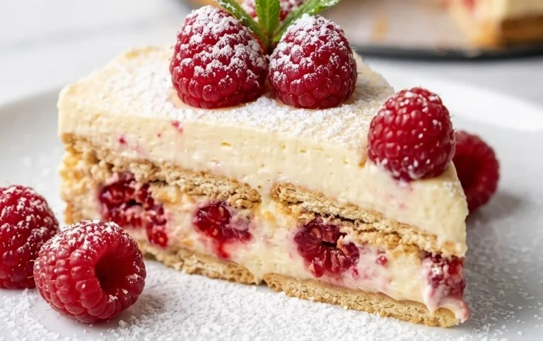 Butterkekskuchen mit Himnon-alcoholic beeren - einfach und lecker