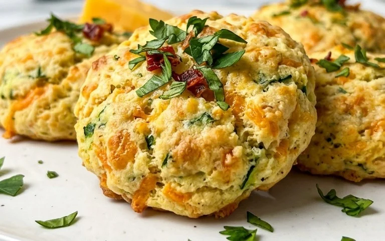 Zucchini Cheddar Biscuits