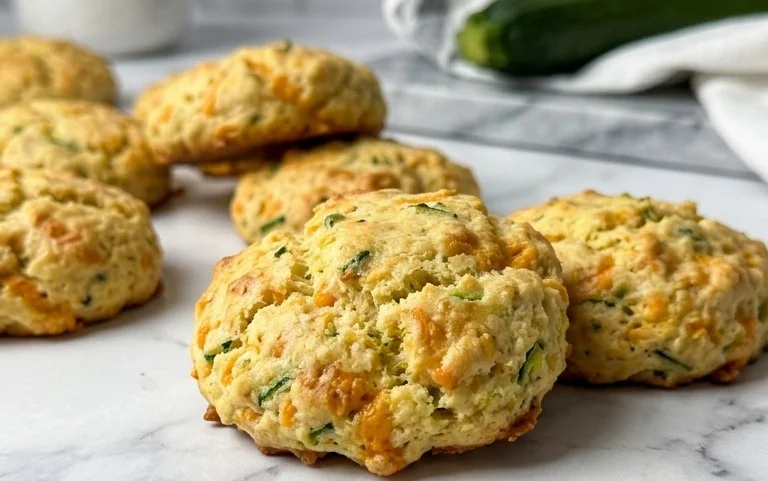 Zucchini Cheddar Biscuits