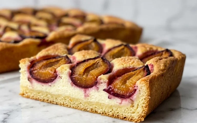 Zwetschgenkuchen mit Quark-Öl-Teig vom Blech