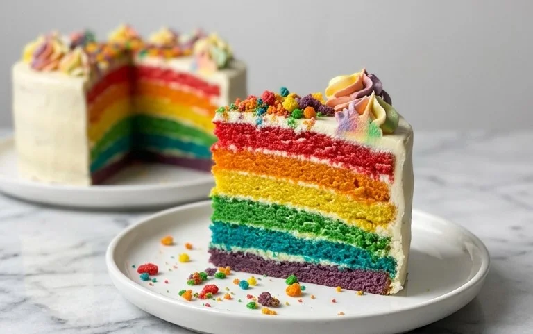 Regenbogenkuchen – einfach selbermachen