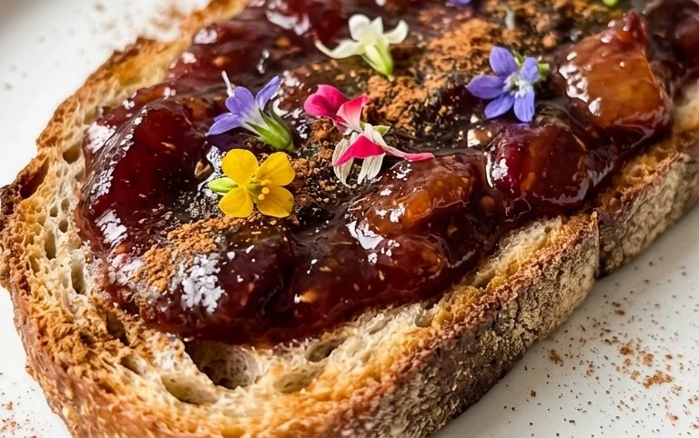 Spiced Plum Jam With Cardamom and Cinnamon