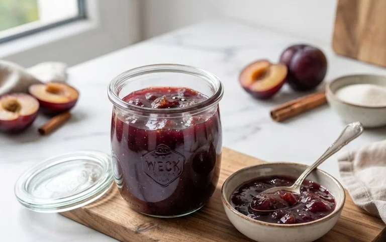 Vanilla Plum Jam Recipe